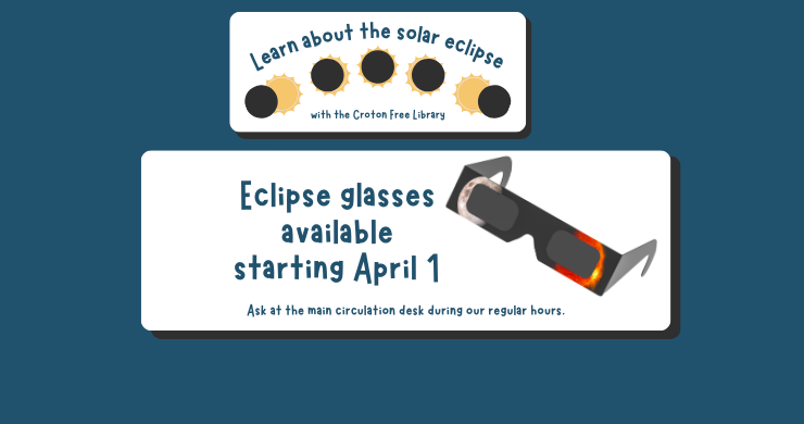 Eclipse Glasses Available starting April 1