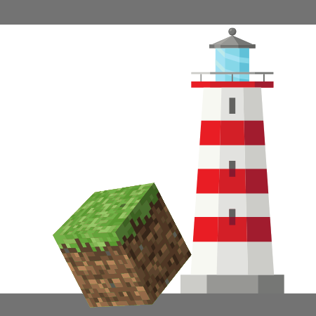 Minecraft lighthouse