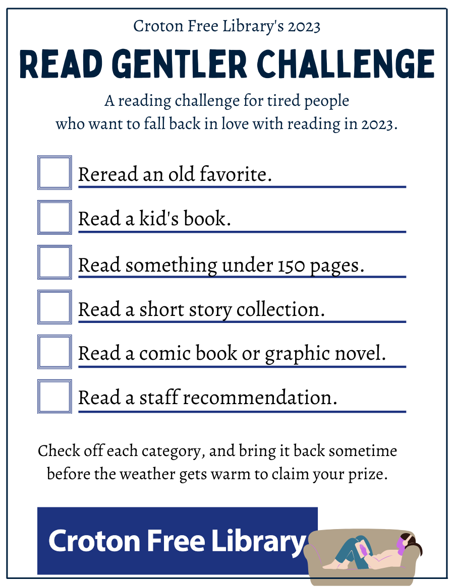 Checklist of Read Gentler Challenge items