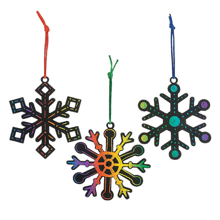 scratch-off snowflakes