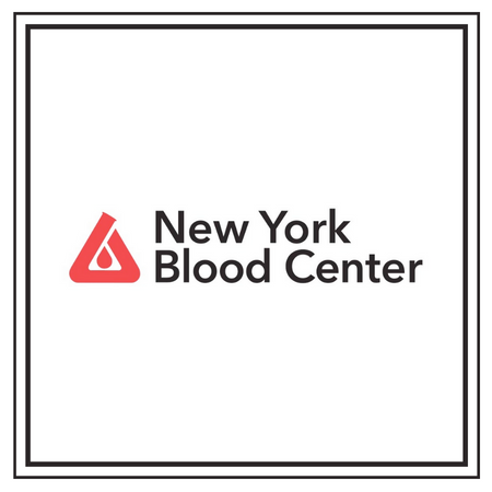 New York Blood Center red triangle logo