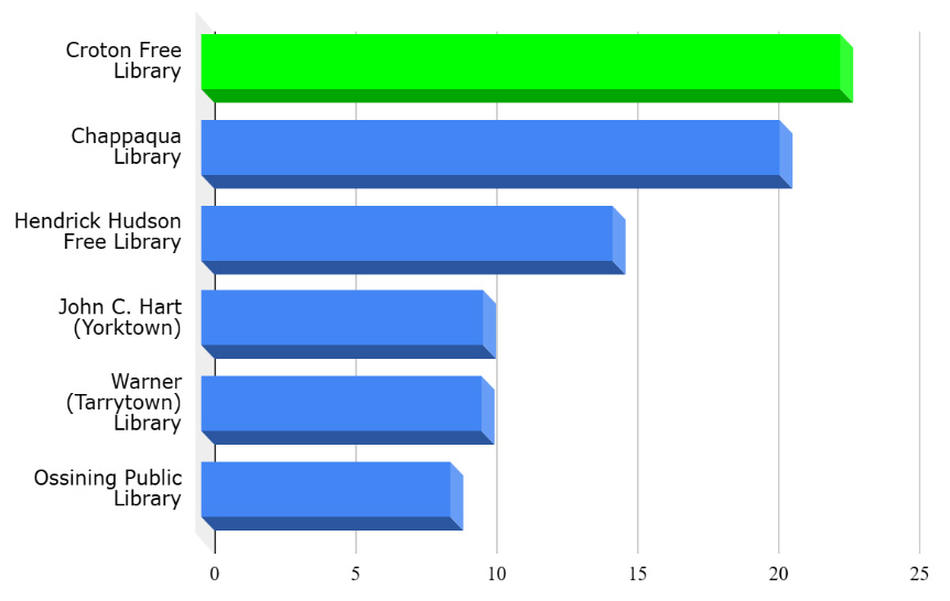 graph about checkouts