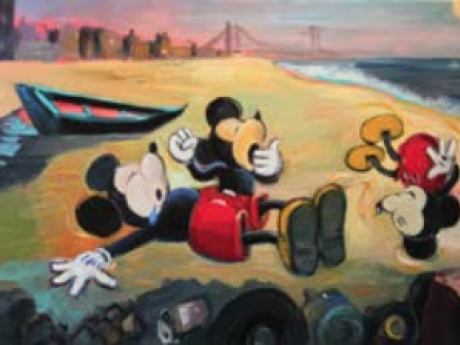 Mickey mouse exhibit