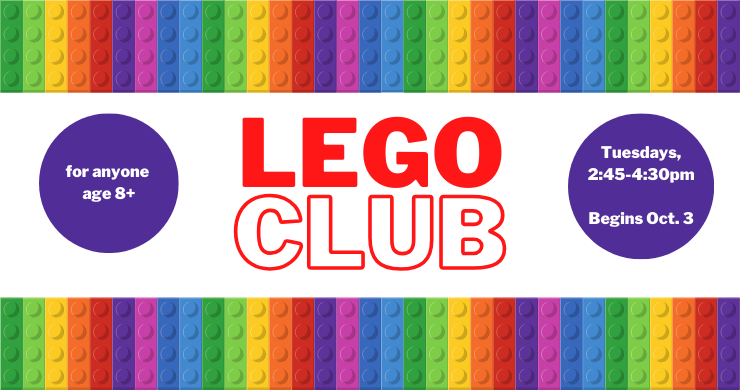 Lego Club rainbow legos
